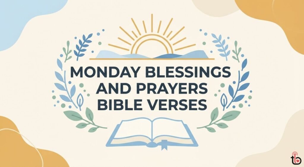 Monday Blessings and Prayers Bible Verses
