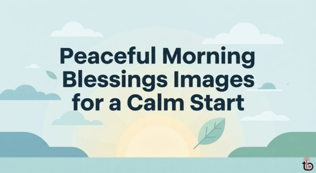 Peaceful Morning Blessings Images for a Calm Start