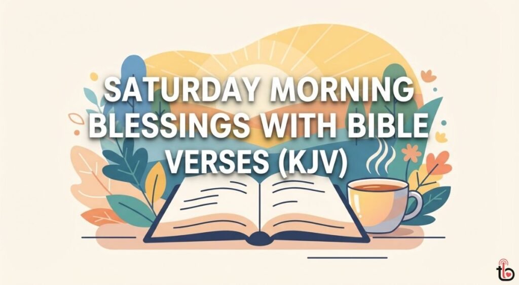 Saturday Morning Blessings with Bible Verses (KJV)