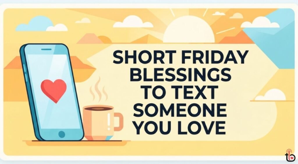 Short Friday Blessings to Text Someone You Love
