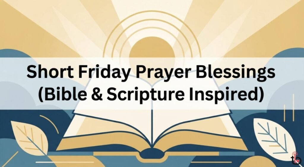Short Friday Prayer Blessings (Bible & Scripture Inspired)