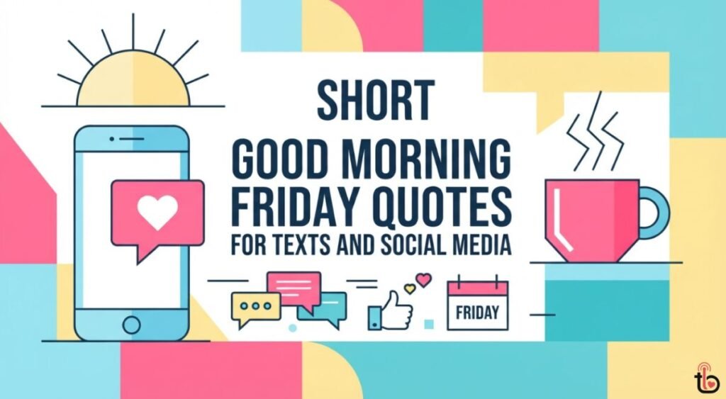 Short Good Morning Friday Quotes for Texts and Social Media