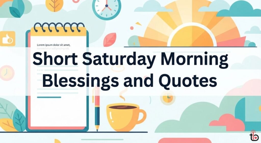 Short Saturday Morning Blessings and Quotes