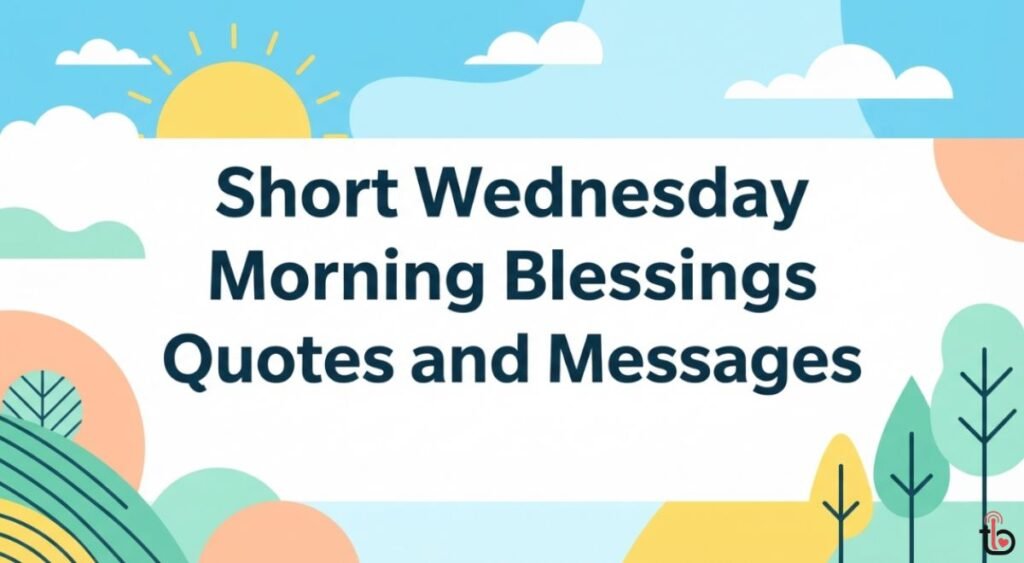 Short Wednesday Morning Blessings Quotes and Messages