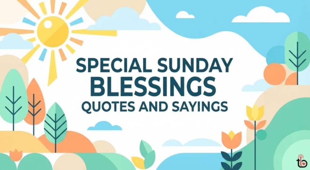 Special Sunday Blessings Quotes and Sayings