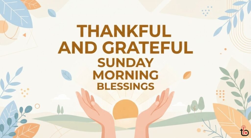 Thankful and Grateful Sunday Morning Blessings