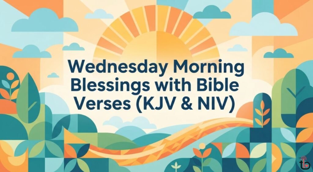 Wednesday Morning Blessings with Bible Verses (KJV & NIV)