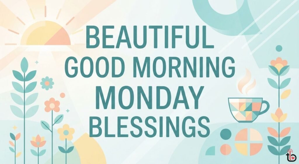 Beautiful Good Morning Monday Blessings