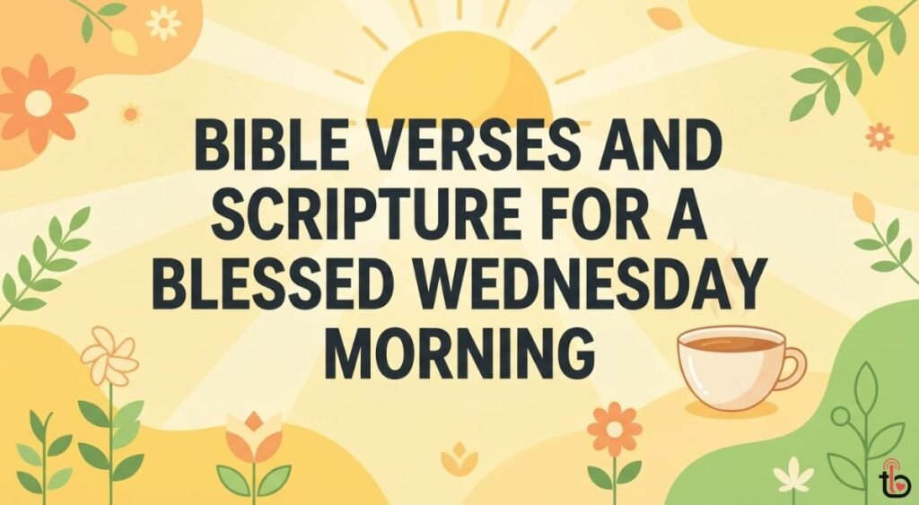 Bible Verses and Scripture for a Blessed Wednesday Morning