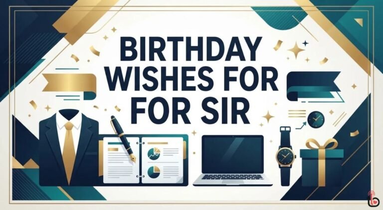 Birthday Wishes for Sir: 150+ Heartfelt, Professional & Funny Messages (2026) Birthday Wishes for Sir