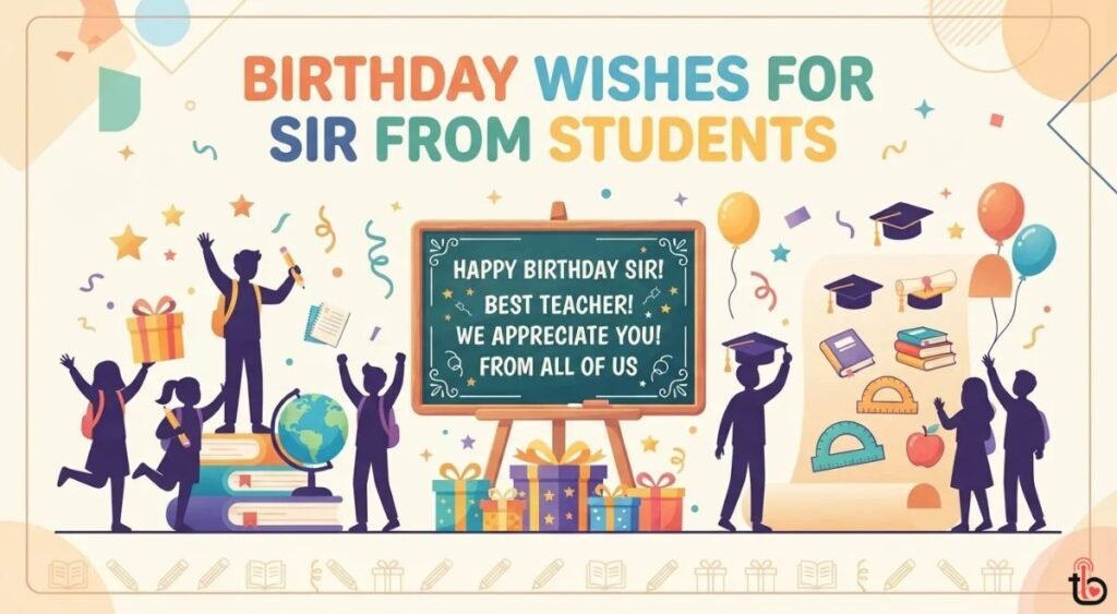Birthday Wishes for Sir from Students