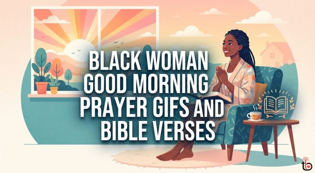 Black Woman Good Morning Prayer GIFs and Bible Verses