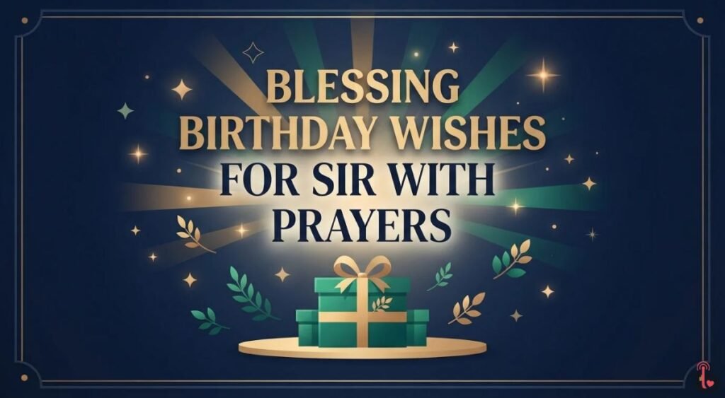 Blessing Birthday Wishes for Sir with Prayers