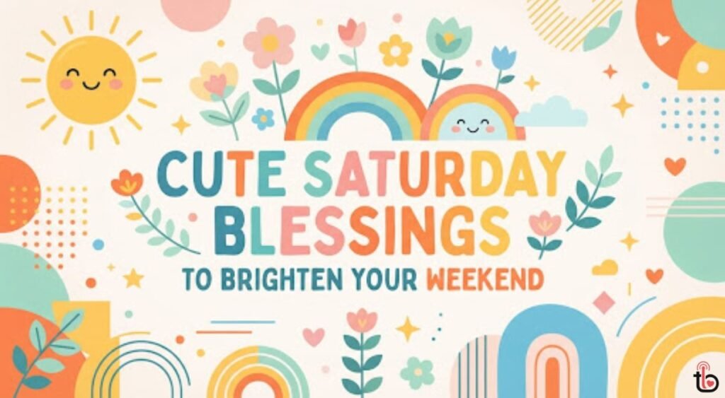 Cute Saturday Blessings to Brighten Your Weekend