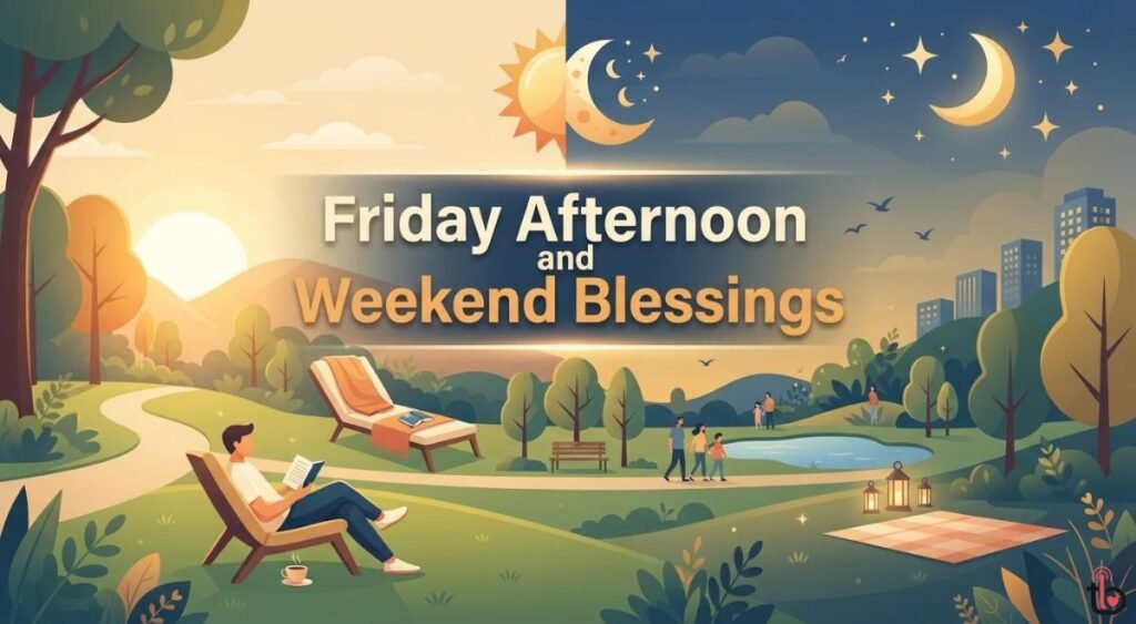 Friday Afternoon and Weekend Blessings