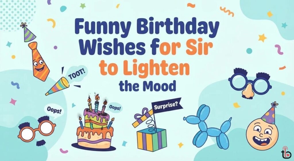 Funny Birthday Wishes for Sir to Lighten the Mood