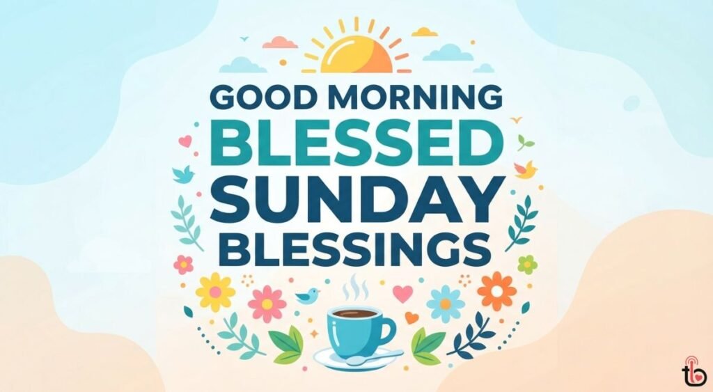Good Morning Blessed Sunday Blessings