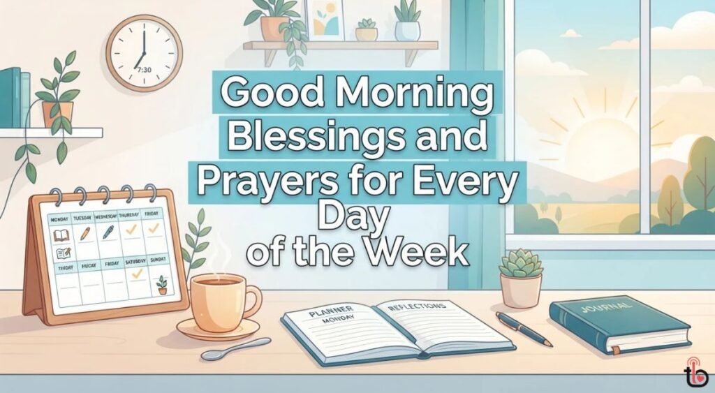 Good Morning Blessings and Prayers for Every Day of the Week