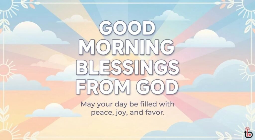 Good Morning Blessings From God
