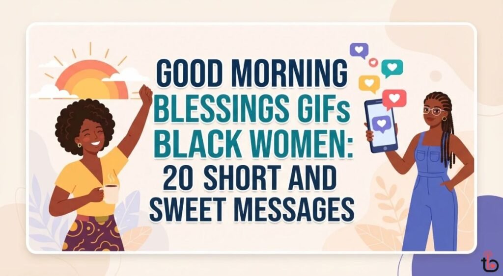 Good Morning Blessings GIFs for Black Women: 20 Short and Sweet Messages
