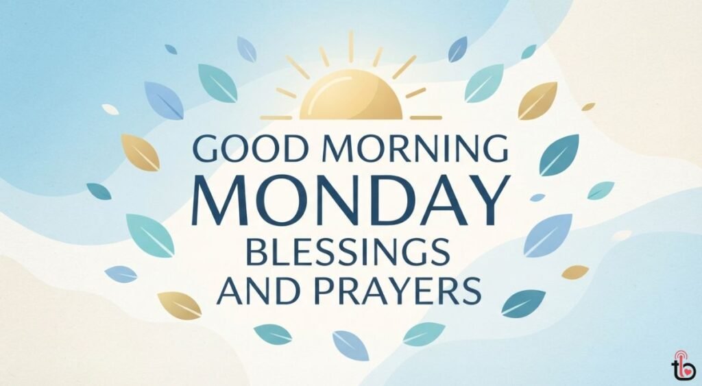 Good Morning Monday Blessings and Prayers