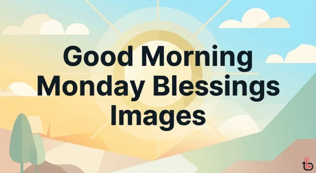 Good Morning Monday Blessings Images