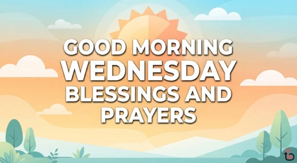 Good Morning Wednesday Blessings and Prayers