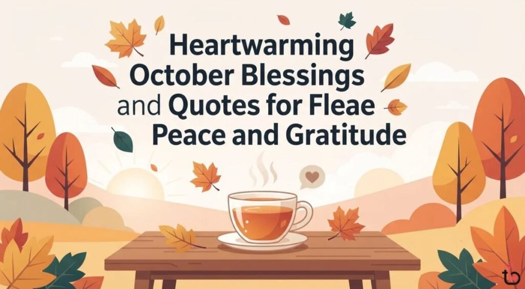 Heartwarming October Blessings and Quotes for Peace and Gratitude