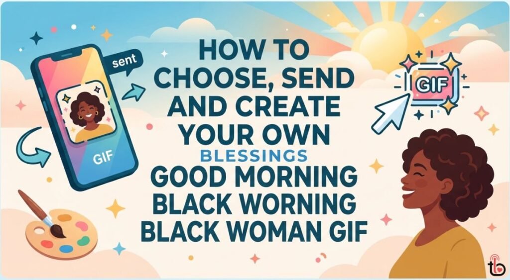 How to Choose, Send and Create Your Own Blessings Good Morning Black Woman GIF