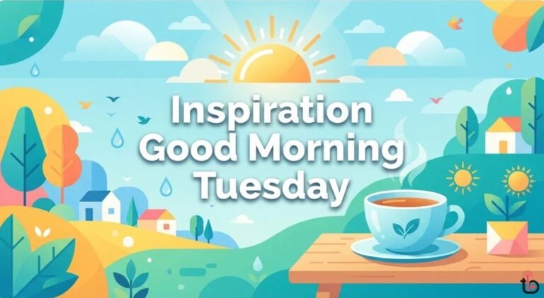 Inspiration Good Morning Tuesday