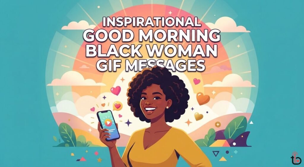 Inspirational Good Morning Black Woman GIF Messages