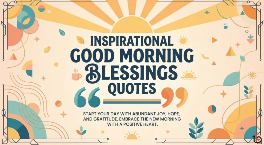 Inspirational Good Morning Blessings Quotes