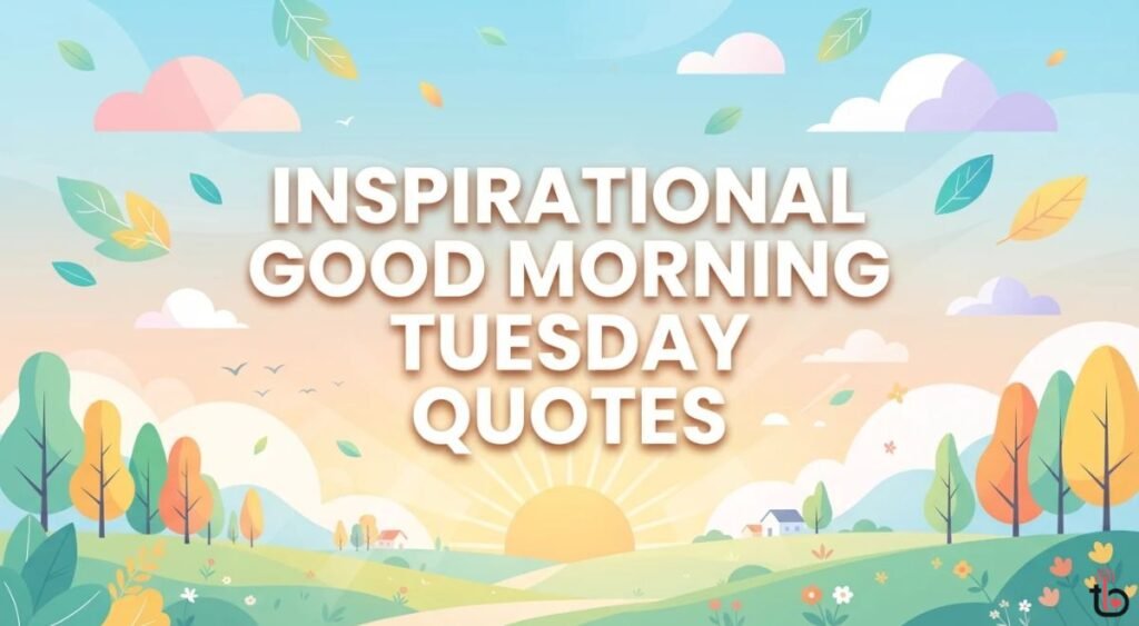 Inspirational Good Morning Tuesday Quotes