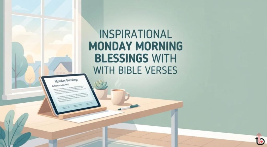 Inspirational Monday Morning Blessings with Bible Verses