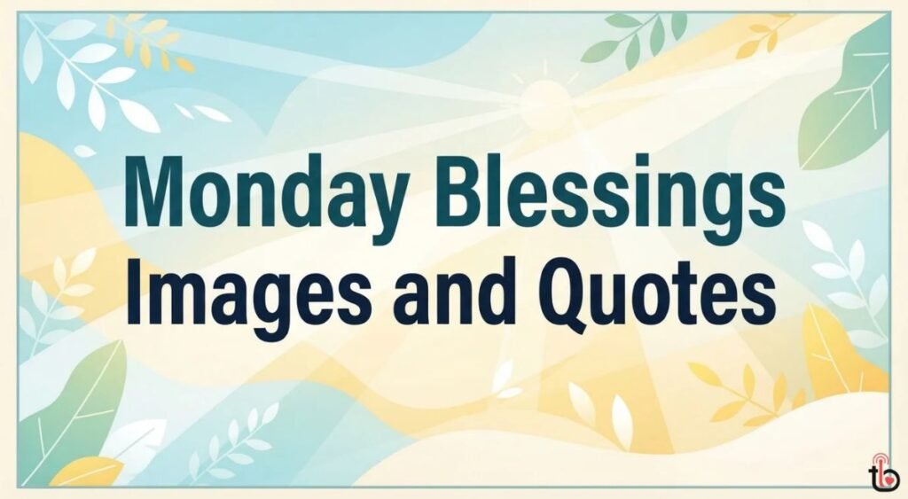 Monday Blessings Images and Quotes