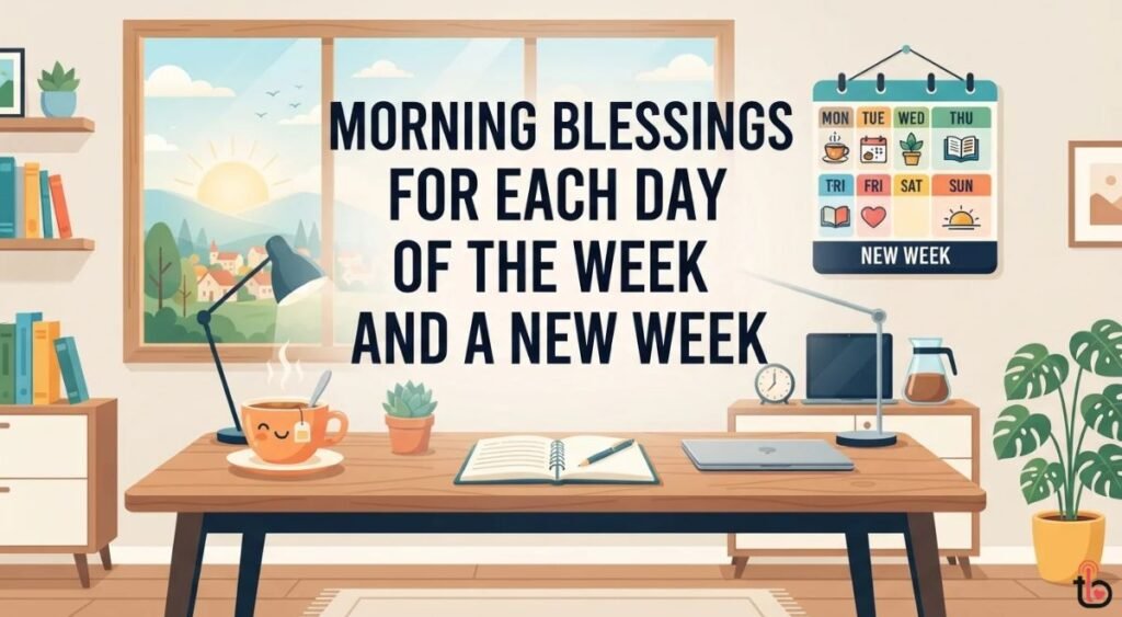 Morning Blessings for Each Day of the Week and a New Week