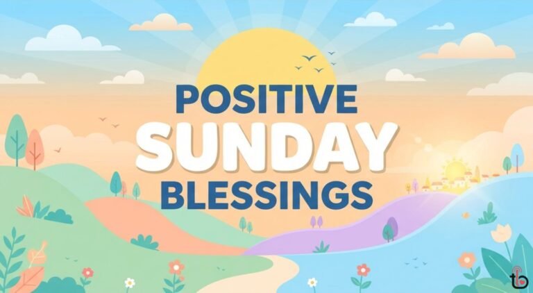 150+ Positive Sunday Blessings, Prayers and Wishes for a Joyful Week Positive Sunday Blessings