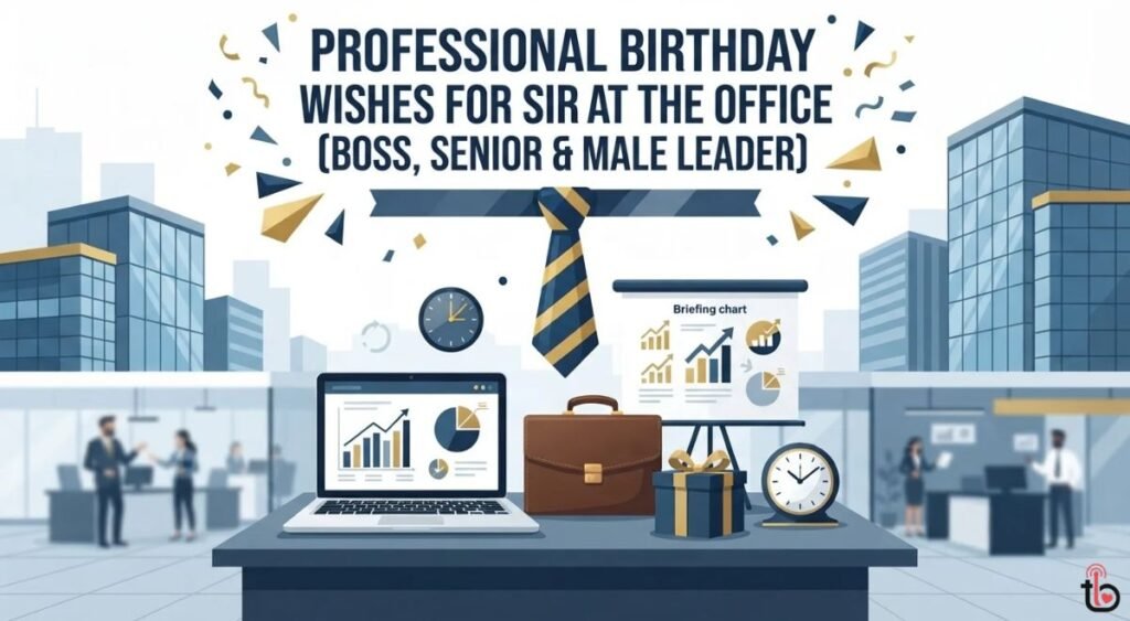 Professional Birthday Wishes for Sir at the Office