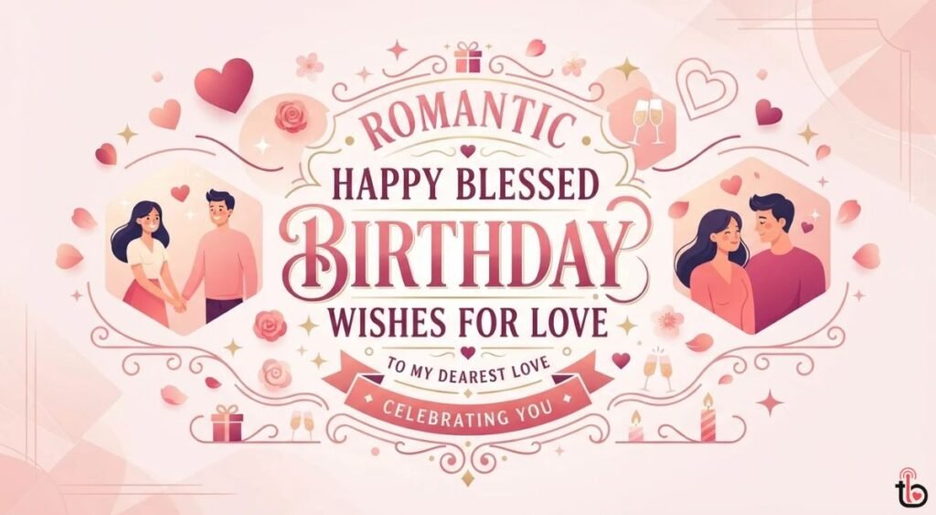 Romantic Happy Blessed Birthday Wishes for Love