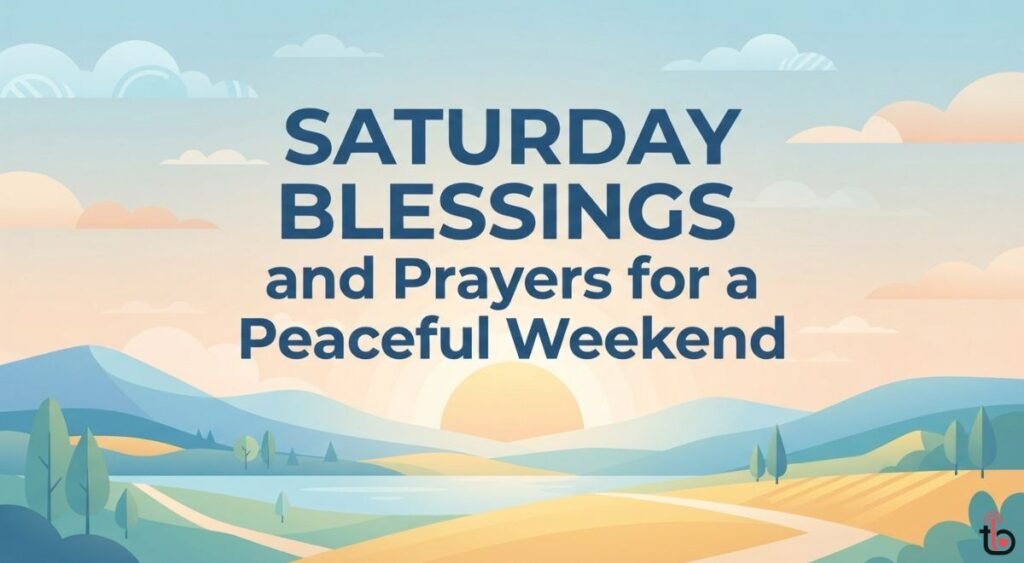 Saturday Blessings and Prayers for a Peaceful Weekend