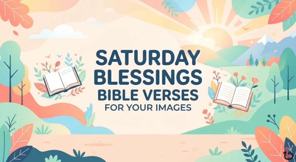 Saturday Blessings Bible Verses for Your Images
