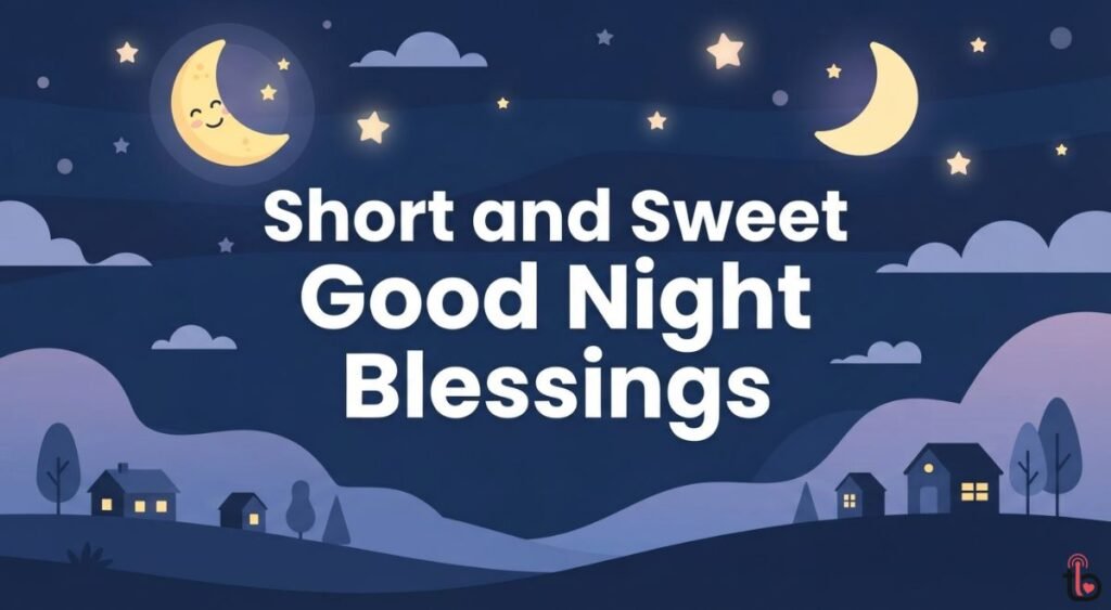 Short and Sweet Good Night Blessings