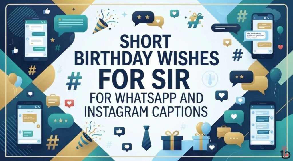 Short Birthday Wishes for Sir for WhatsApp and Instagram Captions