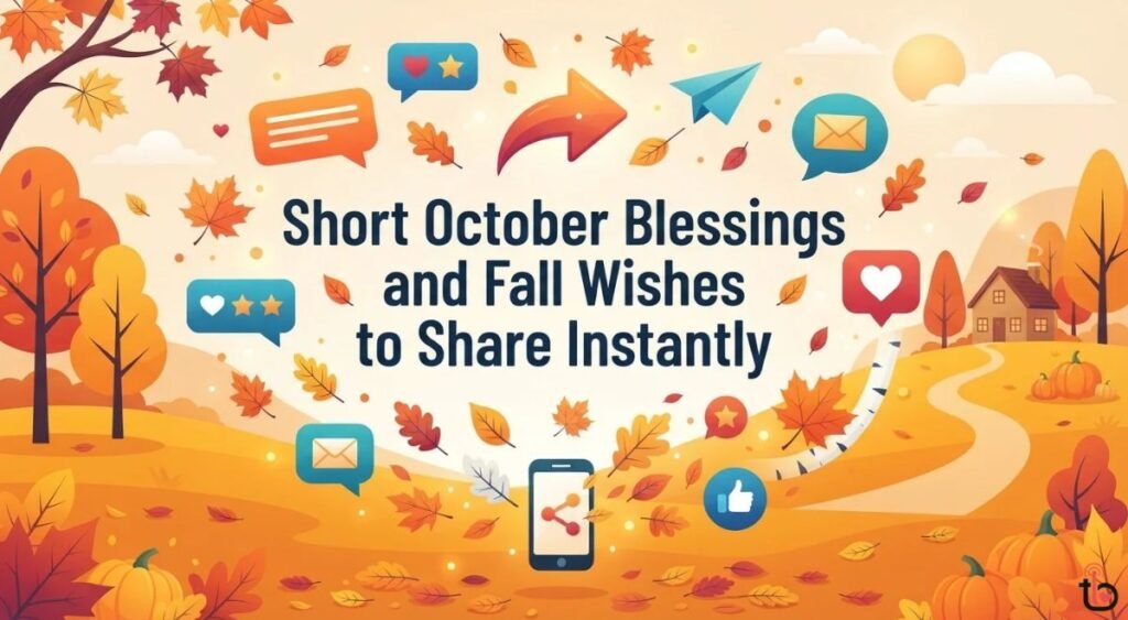 Short October Blessings and Fall Wishes to Share Instantly