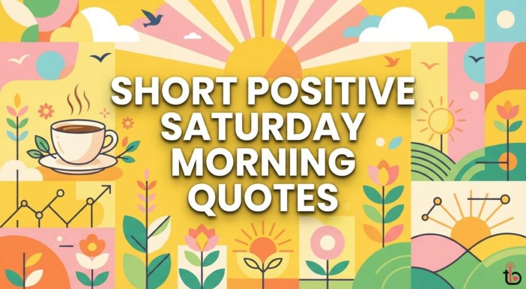 Short Positive Saturday Morning Quotes
