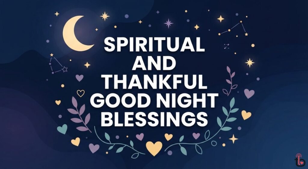 Spiritual and Thankful Good Night Blessings