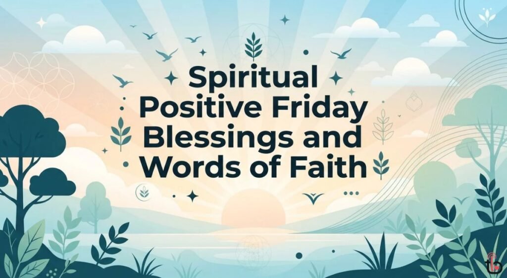 Spiritual Positive Friday Blessings and Words of Faith