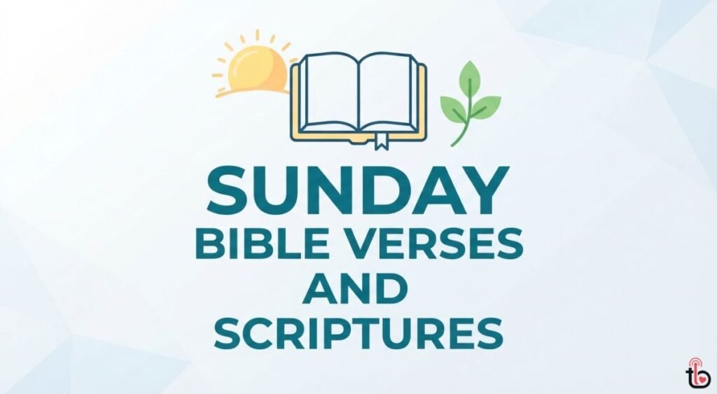 Sunday Bible Verses and Scriptures