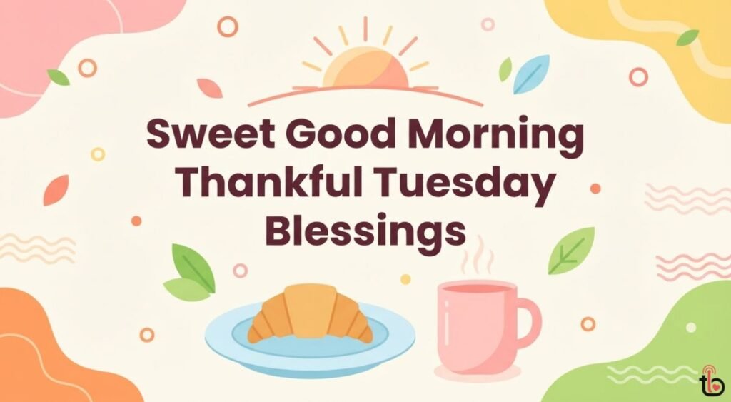 Sweet Good Morning Thankful Tuesday Blessings