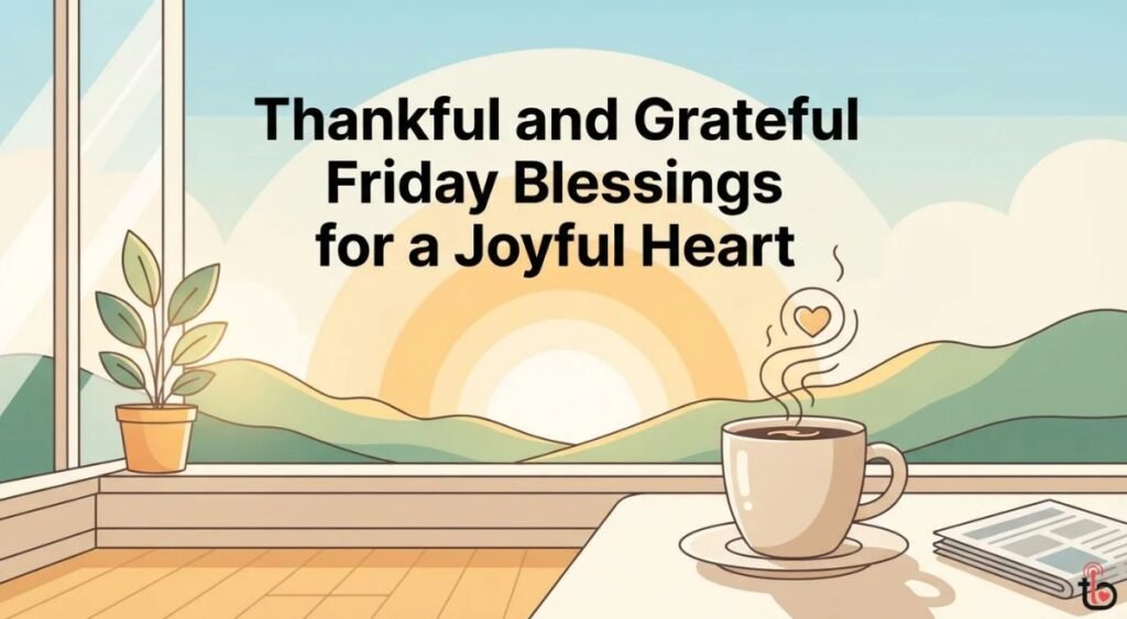 Thankful and Grateful Friday Blessings for a Joyful Heart